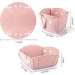 Casa si Gradina - Bucatarie si vesela - Vesela si tacamuri - Farfurii si boluri - Tava, bol sau farfurie pliabile, silicon alimentar, fara BPA, camping, drumetii, gustari, 28cm, roz, mediLOGIC™ - Infinity.ro