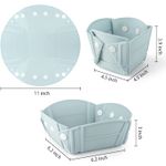 Casa si Gradina - Bucatarie si vesela - Vesela si tacamuri - Farfurii si boluri - Bol, tava sau farfurie pliabile, silicon alimentar, fara BPA, camping, drumetii, gustari, 28cm, verde, mediLOGIC™ - Infinity.ro