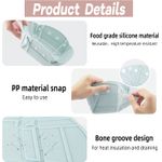 Casa si Gradina - Bucatarie si vesela - Vesela si tacamuri - Farfurii si boluri - Bol, tava sau farfurie pliabile, silicon alimentar, fara BPA, camping, drumetii, gustari, 28cm, verde, mediLOGIC™ - Infinity.ro