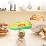 Casa si Gradina - Bucatarie si vesela - Ustensile bucatarie - Desfacatoare conserve - Deschizator capace borcane, recipiente si sticle pentru maini slabe, multifunctional, 5 in 1, verde, mediLOGIC™ - Infinity.ro