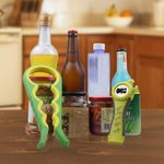 Casa si Gradina - Bucatarie si vesela - Ustensile bucatarie - Desfacatoare conserve - Deschizator capace borcane, recipiente si sticle pentru maini slabe, multifunctional, 5 in 1, verde, mediLOGIC™ - Infinity.ro