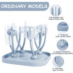 Jucarii, Copii si Bebe - Hrana si alaptare - Biberoane, suzete si accesorii hranire - Biberoane, tetine si accesorii - Suport pentru uscare biberoane, Polipropilena, Pliabil, Albastru, bebeLOGIC™ - Infinity.ro