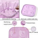 Jucarii, Copii si Bebe - Hrana si alaptare - Biberoane, suzete si accesorii hranire - Biberoane, tetine si accesorii - Suport pentru uscare biberoane, Polipropilena, Pliabil, Roz, bebeLOGIC™ - Infinity.ro