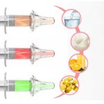 Jucarii, Copii si Bebe - Hrana si alaptare - Biberoane, suzete si accesorii hranire - Articole hranire bebelusi - Dispozitiv gradat antivomitiv administrare medicamente bebelusi si copii, “Culori Pastelate”, transparent, mediLOGIC - Infinity.ro