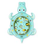 Jucarii, Copii si Bebe - Jucarii si jocuri - Jucarii bebelusi - Centre de activitati - Saltea cu apa centru de activitati pentru bebelusi, tema animale diverse, forma crocodil, 3-12 luni, bebeLOGIC™ - Infinity.ro