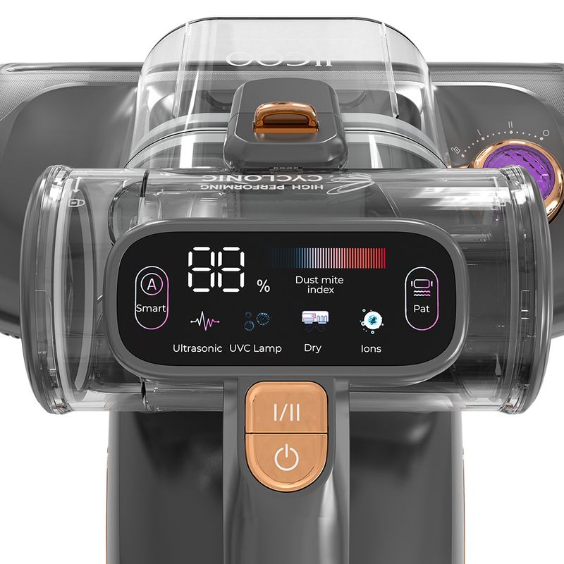 Electronice si Electrocasnice - Ingrijirea locuintei - Aspiratoare - Aspirator Antiacarieni Jigoo T600, SterilizareUV, Tehnologie cu Ultrasunete, Incalzire 60°C, 700W, Putere Aspirare 15KPa - Infinity.ro