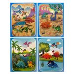 Carti si Birotica - Carti - Carti pentru copii - Activitati extracurriculare - Carte de colorat cu apa Magic Book, Dinosaur World, tip Aquadoodle, pentru fete si baieti 2, 3, 4, 5, 6 ani, bebeLOGIC™ - Infinity.ro