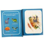 Carti si Birotica - Carti - Carti pentru copii - Activitati extracurriculare - Carte de colorat cu apa Magic Book, Dinosaur World, tip Aquadoodle, pentru fete si baieti 2, 3, 4, 5, 6 ani, bebeLOGIC™ - Infinity.ro