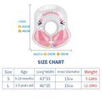 Jucarii, Copii si Bebe - Jucarii si jocuri - Jucarii de exterior - Colaci, ochelari si accesorii inot copii - Colac inot bebelusi si copii, forma de U, potrivit 6-18 luni, roz, bebeLOGIC™ - Infinity.ro