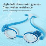 Jucarii, Copii si Bebe - Jucarii si jocuri - Jucarii de exterior - Colaci, ochelari si accesorii inot copii - Set complet de inot pentru copii, bebeLOGIC®, ochelari, casca, clips nazal si dopuri pentru urechi, 3-6 ani, albastru - Infinity.ro