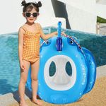 Jucarii, Copii si Bebe - Jucarii si jocuri - Jucarii de exterior - Colaci, ochelari si accesorii inot copii - Colac de inot bebelusi si copii cu accesorii si jucarii distractive, pistol cu apa, Baby Shark, 1 - 5 ani, bebeLOGIC™ - Infinity.ro