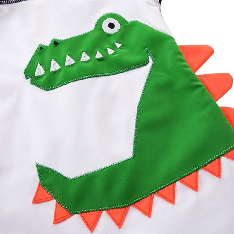 Jucarii, Copii si Bebe - Jucarii si jocuri - Jucarii de exterior - Colaci, ochelari si accesorii inot copii - Costum de baie UV pentru copii, maneci scurte, fermoar si casca, 110cm, UPF50+, bebeLOGIC™ - Infinity.ro