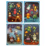 Carti si Birotica - Carti - Carti pentru copii - Carti de colorat - Carte de colorat cu apa Magic Book, Robot World, tip Aquadoodle, pentru fete si baieti 2, 3, 4, 5, 6 ani, bebeLOGIC™ - Infinity.ro