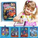 Carti si Birotica - Carti - Carti pentru copii - Carti de colorat - Carte de colorat cu apa Magic Book, Robot World, tip Aquadoodle, pentru fete si baieti 2, 3, 4, 5, 6 ani, bebeLOGIC™ - Infinity.ro