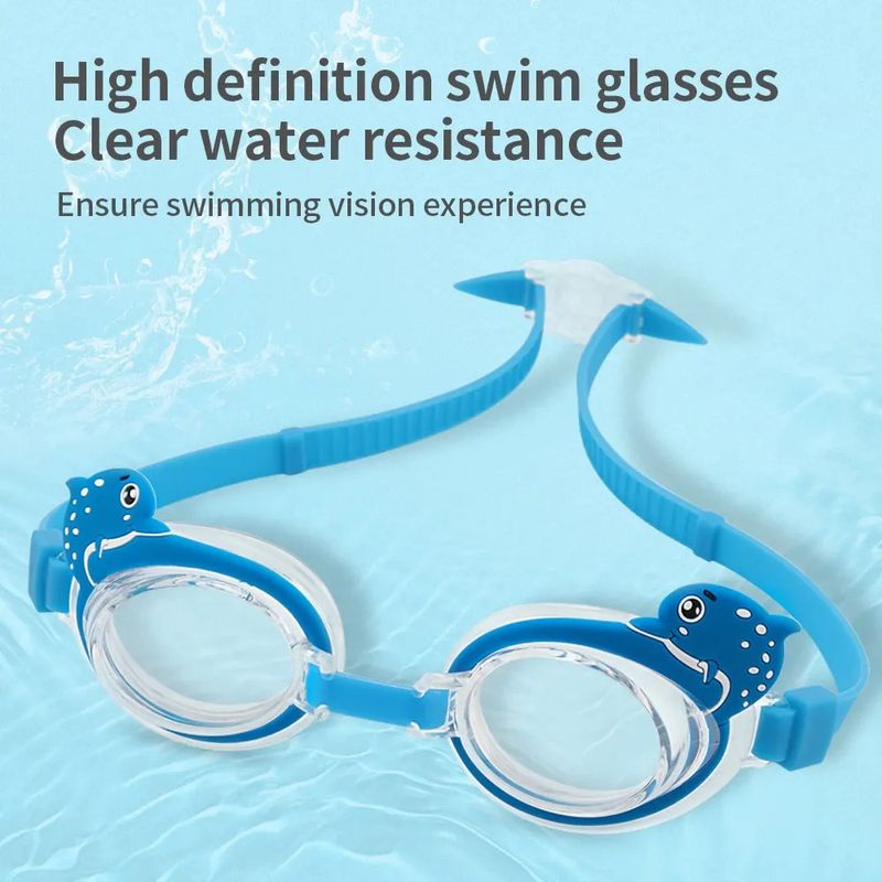 Sport si Outdoor - Echipament Sportiv - Accesorii echipament sportiv - Ochelari sport - Set complet de inot pentru copii, mediLOGIC®, ochelari, casca, clips nazal si dopuri pentru urechi, 3-6 ani, albastru - Infinity.ro