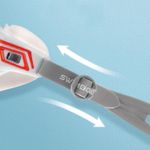 Sport si Outdoor - Echipament Sportiv - Accesorii echipament sportiv - Ochelari sport - Ochelari inot profesionali MEDILOGIC™, unisex, policarbonat/silicon, protectie UV, anti-aburire, reglabili, albi/rosii - Infinity.ro