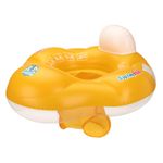 Jucarii, Copii si Bebe - Jucarii si jocuri - Jucarii de exterior - Colaci, ochelari si accesorii inot copii - Colac cu chilotel pentru bebelusi 6-24 luni, tip scaunel, impiedica bebelusul sa se rasuceasca, galben, bebeLOGIC™ - Infinity.ro