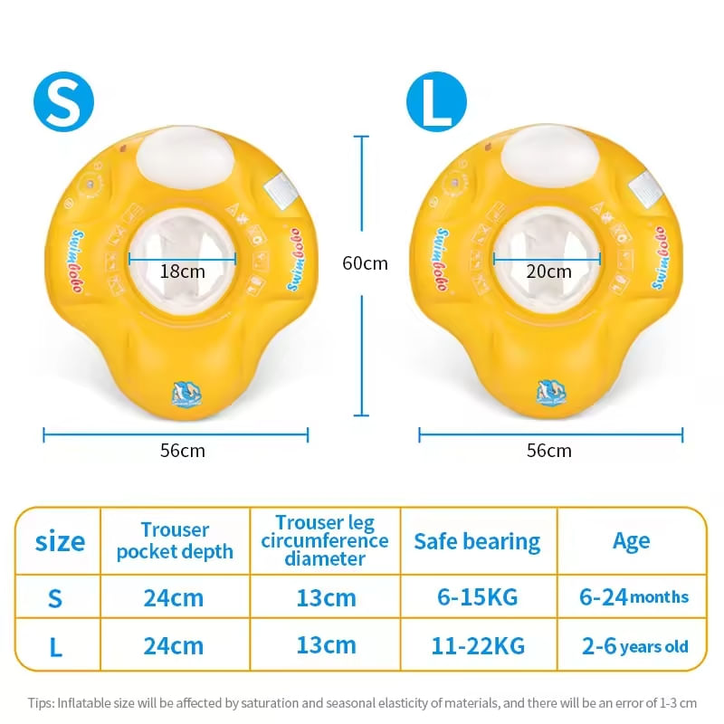 Jucarii, Copii si Bebe - Jucarii si jocuri - Jucarii de exterior - Colaci, ochelari si accesorii inot copii - Colac cu chilotel pentru bebelusi 6-24 luni, tip scaunel, impiedica bebelusul sa se rasuceasca, galben, bebeLOGIC™ - Infinity.ro