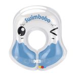 Jucarii, Copii si Bebe - Jucarii si jocuri - Jucarii de exterior - Colaci, ochelari si accesorii inot copii - Colac inot bebelusi si copii, forma de U, potrivit 6-18 luni, albastru, bebeLOGIC™ - Infinity.ro