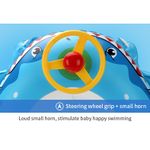 Jucarii, Copii si Bebe - Jucarii si jocuri - Jucarii de exterior - Colaci, ochelari si accesorii inot copii - Colac de inot bebelusi si copii cu accesorii si jucarii distractive, volan si claxon, Baby Shark, 2-6 ani, bebeLOGIC™ - Infinity.ro