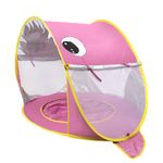 Jucarii, Copii si Bebe - Jucarii si jocuri - Jucarii de exterior - Casute si corturi copii - Cort de plaja portabil, impermeabil, protectie solara UV UPF 50+, copii 3-48 de luni, rechin, roz, bebeLOGIC™ - Infinity.ro