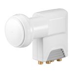 TV, Audio-Video si Foto - Accesorii TV si audio - Accesorii TV - LNB universal 4 iesiri 0.1dB Goobay - Infinity.ro