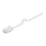 PC, gaming si accesorii - Retelistica - Cabluri si accesorii - Cablu plat Cat6 UTP 15m 250MHz RJ45 cupru alb Goobay - Infinity.ro