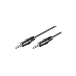 TV, Audio-Video si Foto - Accesorii TV si audio - Cabluri si adaptoare audio - Cablu Jack 3.5 mm stereo 1.5m tata-tata conductor cupru Goobay - Infinity.ro