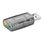 PC, gaming si accesorii - Componente PC - Componente - Placi de sunet - Placa sunet USB la 2 x 3.5 mm stereo Goobay - Infinity.ro