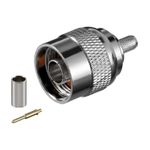 TV, Audio-Video si Foto - Accesorii TV si audio - Cabluri si adaptoare audio - Mufa N tata sertizare cablu 5.2 mm pentru RG58 Goobay 11361 - Infinity.ro