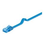 PC, gaming si accesorii - Retelistica - Cabluri si accesorii - Cablu plat Cat6A UTP 5m 500MHz RJ45 cupru albastru Goobay - Infinity.ro