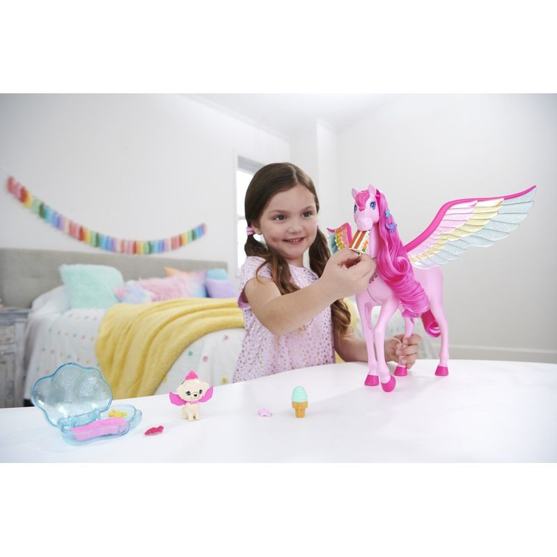 Jucarii, Copii si Bebe - Jucarii si jocuri - Papusi si accesorii - Papusi - Barbie a touch of magic pegasus - Infinity.ro