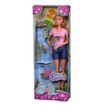 Jucarii, Copii si Bebe - Jucarii si jocuri - Papusi si accesorii - Papusi - Steffi love papusa steffi cu pui de vidre - Infinity.ro
