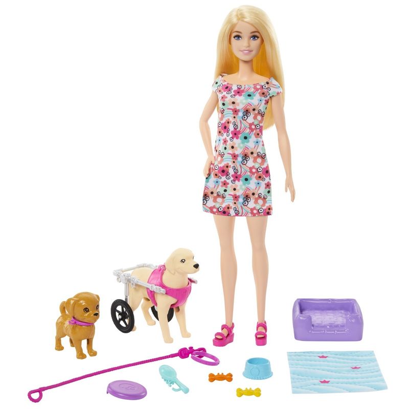 Jucarii, Copii si Bebe - Jucarii si jocuri - Papusi si accesorii - Papusi - Barbie papusa barbie you can be cu catei - Infinity.ro