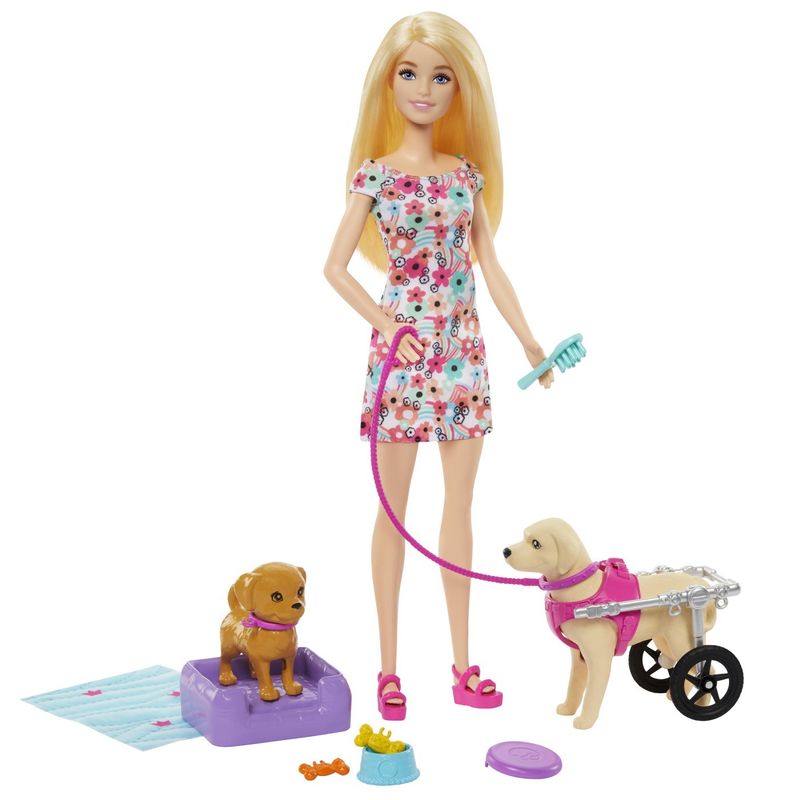 Jucarii, Copii si Bebe - Jucarii si jocuri - Papusi si accesorii - Papusi - Barbie papusa barbie you can be cu catei - Infinity.ro