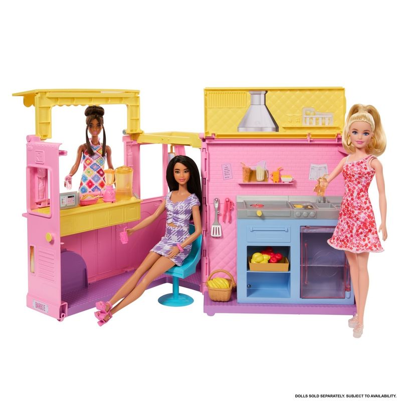 Jucarii, Copii si Bebe - Jucarii si jocuri - Papusi si accesorii - Papusi - Barbie camionul pentru limonada - Infinity.ro