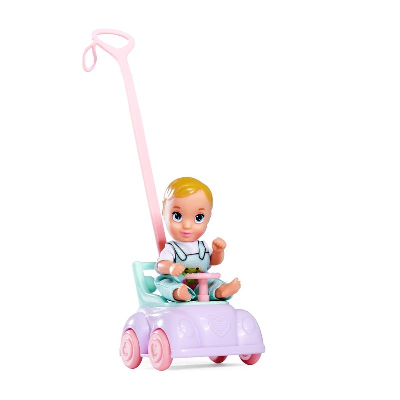 Jucarii, Copii si Bebe - Jucarii si jocuri - Papusi si accesorii - Papusi - Steffi love papusa steffi cu masinuta premergator si bebe - Infinity.ro