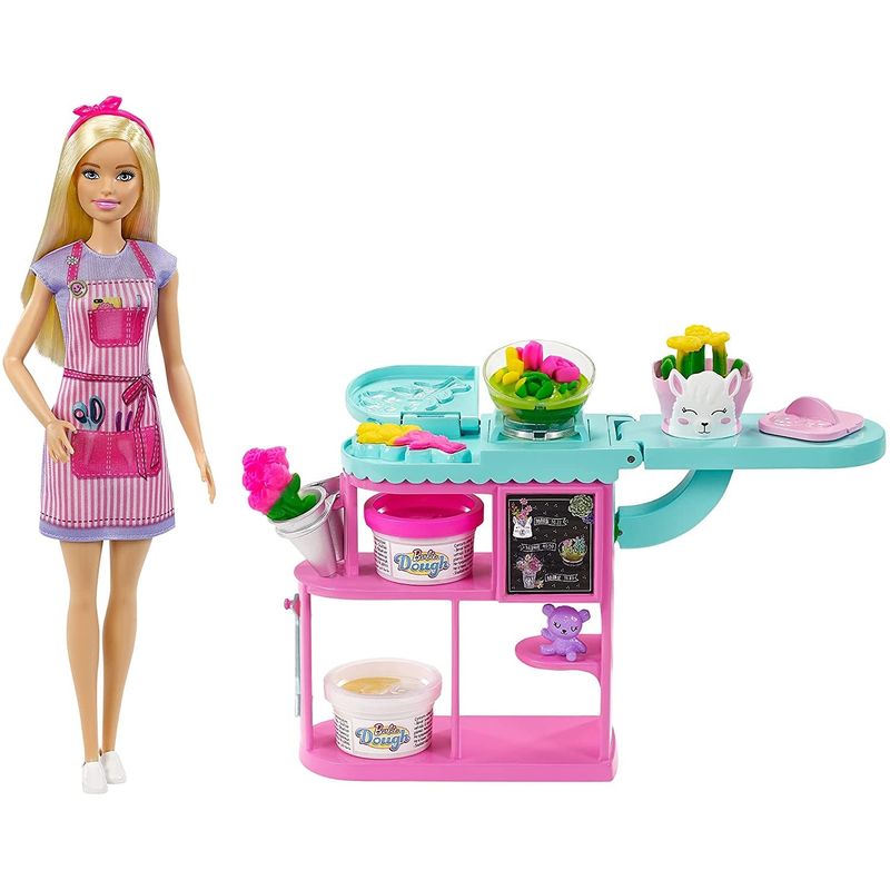 Jucarii, Copii si Bebe - Jucarii si jocuri - Papusi si accesorii - Papusi - Barbie papusa cariere florarie - Infinity.ro