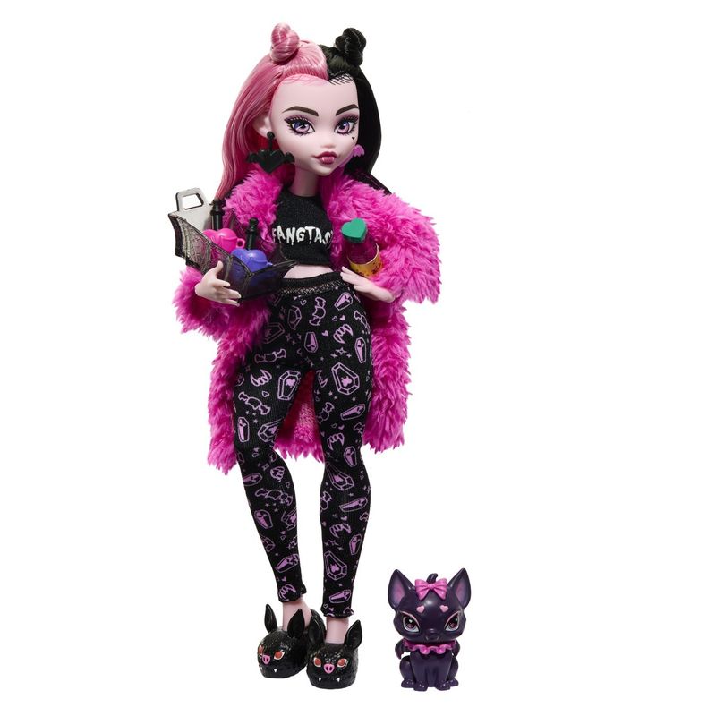 Jucarii, Copii si Bebe - Jucarii si jocuri - Papusi si accesorii - Papusi - Monster high papusa draculaura creepover party - Infinity.ro