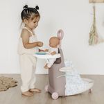 Jucarii, Copii si Bebe - Jucarii si jocuri - Papusi si accesorii - Papusi - Valiza multifunctionala pentru papusi Smoby Baby Nurse 3 in 1 maro - Infinity.ro