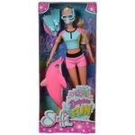 Jucarii, Copii si Bebe - Jucarii si jocuri - Papusi si accesorii - Papusi - Papusa simba steffi love dolphin fun 29 cm cu delfin si accesorii - Infinity.ro