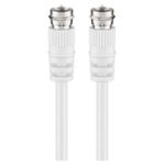 TV, Audio-Video si Foto - Accesorii TV si audio - Cabluri si adaptoare audio - Cablu antena dublu ecranat F tata-tata 5m Goobay - Infinity.ro