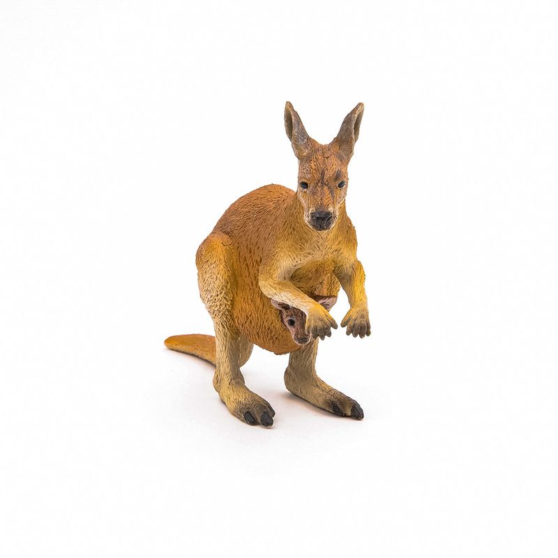 Jucarii, Copii si Bebe - Jucarii si jocuri - Figurine - Papo figurina cangur cu pui - Infinity.ro