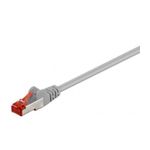 PC, gaming si accesorii - Retelistica - Cabluri si accesorii - Cablu CAT6 PiMF SFTP 2m 2x RJ45 cupru ecranat gri Goobay - Infinity.ro