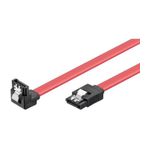 PC, gaming si accesorii - Retelistica - Cabluri si accesorii - Cablu HDD SATA L - SATA L 90 grade 3GB/s cu clip 50cm Goobay - Infinity.ro