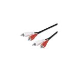 TV, Audio-Video si Foto - Accesorii TV si audio - Cabluri si adaptoare audio - Cablu 2x RCA 1.5m ecranat cupru Goobay - Infinity.ro