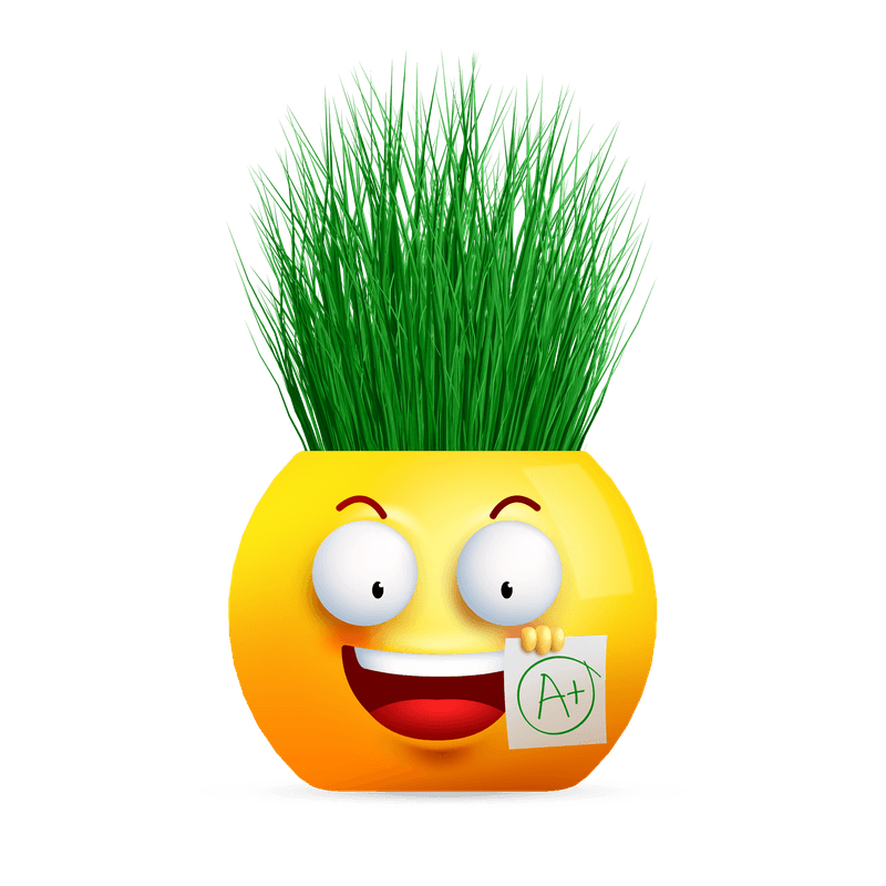 Jucarii, Copii si Bebe - Jucarii si jocuri - Jucarii & jocuri educative - Jocuri si jucarii educative - Cupa cu iarba cu ilustratie surpriza, emotico, 8cm, YUUP - Infinity.ro