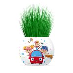 Jucarii, Copii si Bebe - Jucarii si jocuri - Jucarii & jocuri educative - Jocuri si jucarii educative - Cupa cu iarba cu ilustratie surpriza, maimu, 6cm, YUUP - Infinity.ro