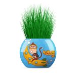 Jucarii, Copii si Bebe - Jucarii si jocuri - Jucarii & jocuri educative - Jocuri si jucarii educative - Cupa cu iarba cu ilustratie surpriza, maimu, 6cm, YUUP - Infinity.ro