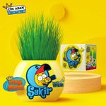 Jucarii, Copii si Bebe - Jucarii si jocuri - Jucarii & jocuri educative - Jocuri si jucarii educative - Cupa cu iarba cu ilustratie surpriza, Kral, 6cm, YUUP - Infinity.ro